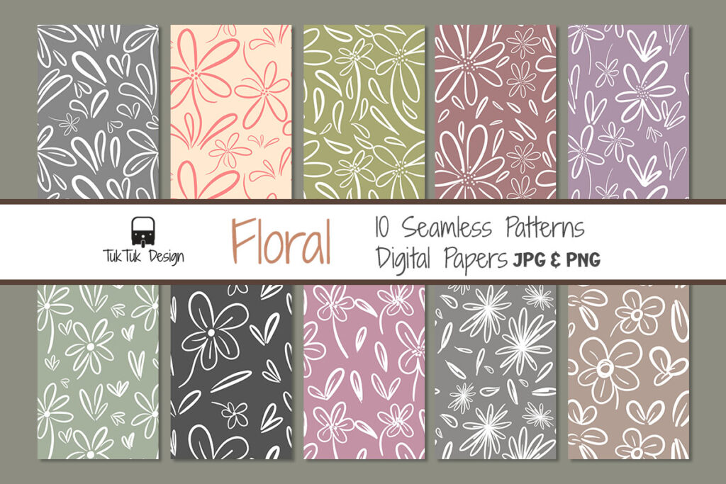 floral seamless pattern
