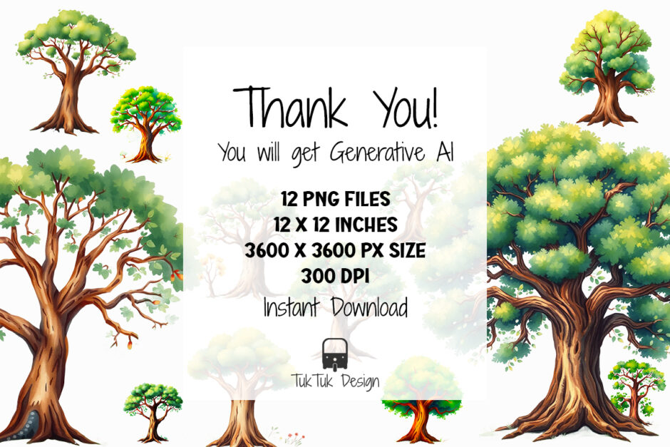Tree png icon with transparent background for design