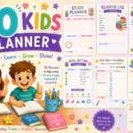 Kids Planner Bundle Printable PDF