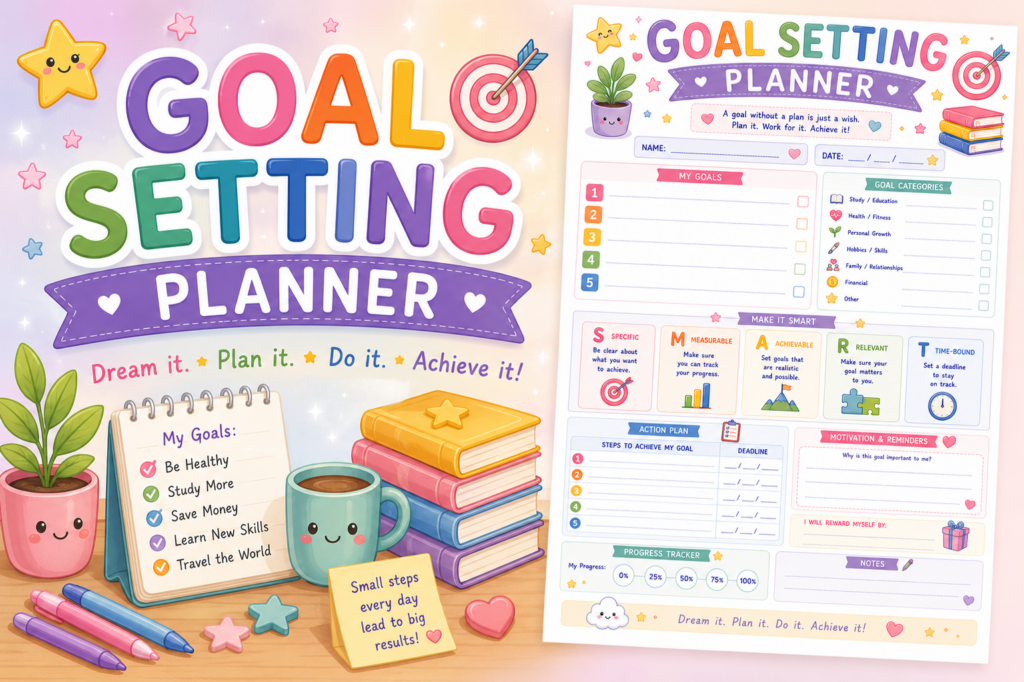 Goal Setting Planner for Students