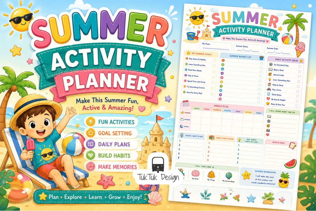 Pocket Money Savings Planner Printable