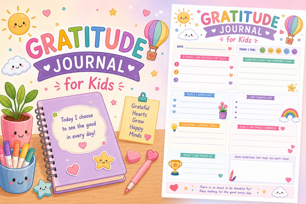 Gratitude Journal for Kids